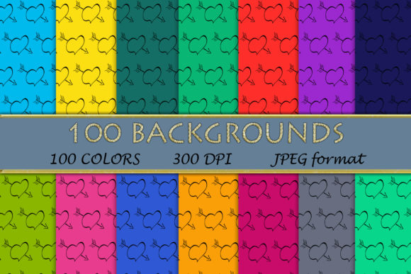 100 Heart Arrow Pattern Digital Papers: A Versatile Resource for Creative Projects