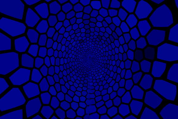 Abstract Shattered Tunnels Set of 6: A Digital Art Experience
