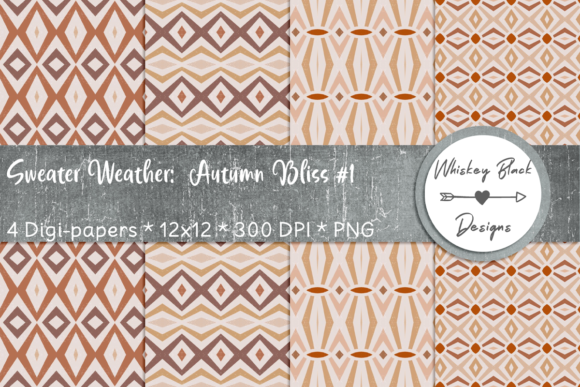 Autumn Diamonds Sweater Pattern Paper 1: Strategic Use for Creative Projects and Branding