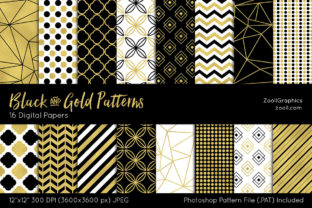 Black and Gold Digital Papers: Elevating Creativity in the Modern Design Landscape
