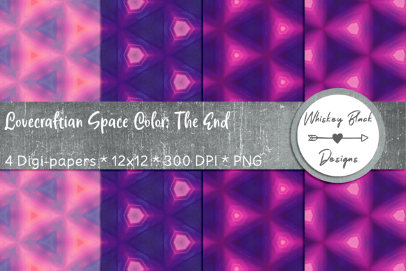 Bright Geometric Pink Triangles