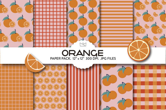 Cheerful Citrus Digital Paper: A Versatile Resource for Creative Projects