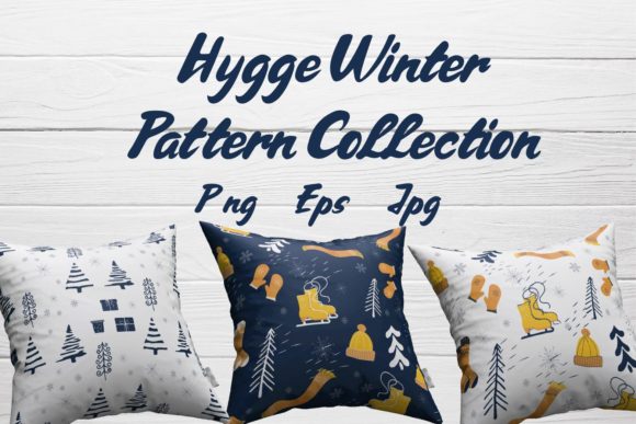 Discover the Hygge Winter Collection: Cozy Scandinavian Seamless Patterns for Creative Projects