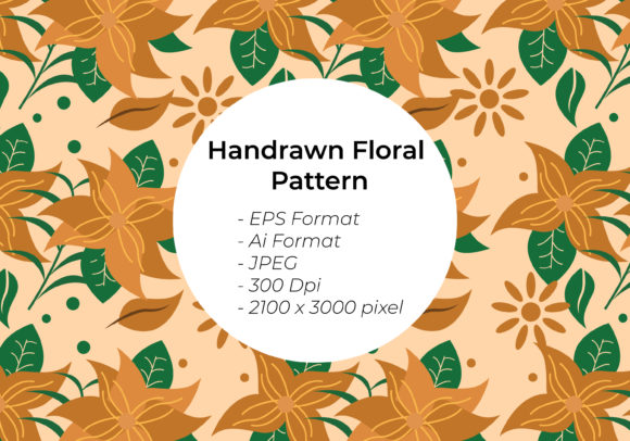 Embrace the Beauty of Romantic Handrawn Floral Patterns in Your Creative Projects