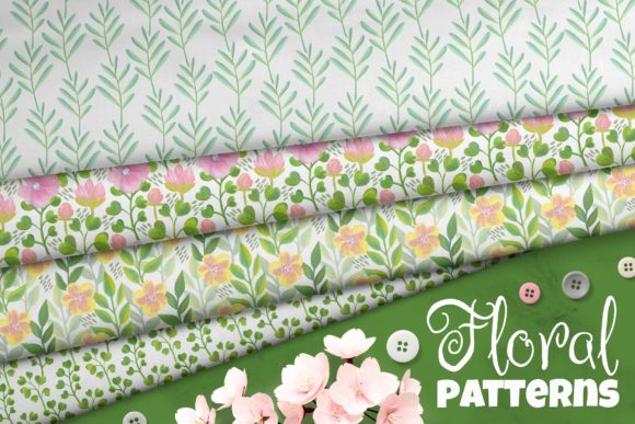 Floral Pattern Collection for Creative Projects