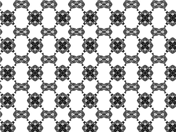 Fractal Pattern Abstract Mirrored