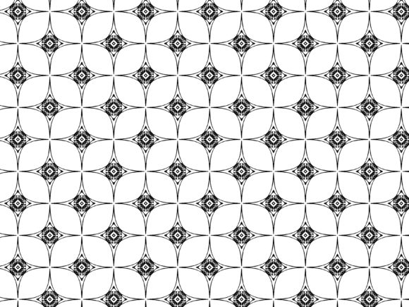 Fractal Pattern Background Ornament