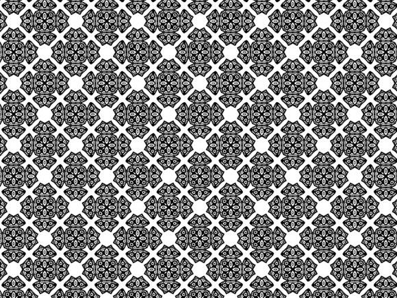 Fractal Pattern Black White Abstract 7: A Versatile Design for Modern Creativity