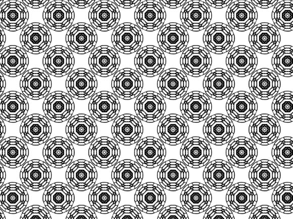 Fractal Pattern Circle Background