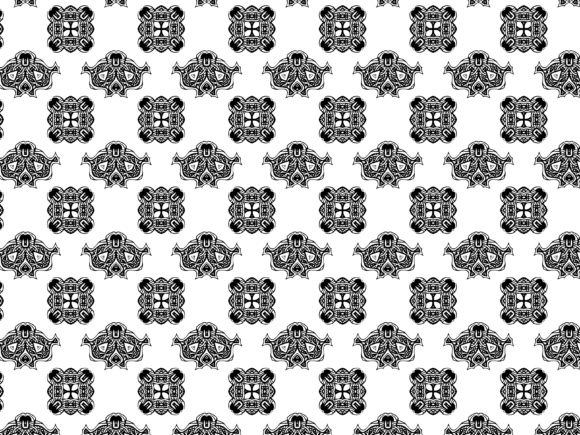 Fractal Pattern Dog Elegant