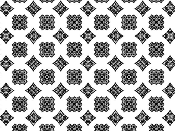 Fractal Pattern Tribal Square Diamond: A Versatile Design Asset for Modern Creativity