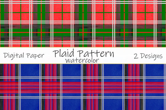 Plaid Pattern Watercolor. Vintage Cage: A Timeless Design for Creative Projects