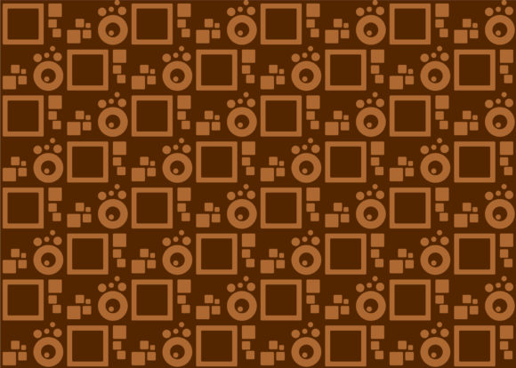 Seamless Pattern Brown Square