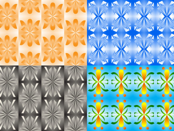 Seamless Pattern Bundling Flower Gradien: A Versatile Design Resource for Creative Projects