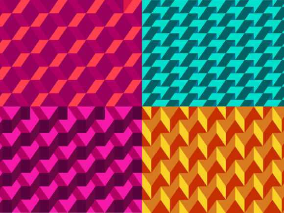 Seamless Pattern Bundling Gradient