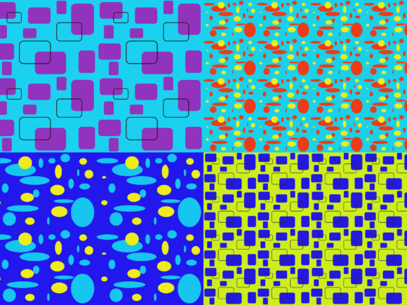 Seamless Pattern Bundling Oval Square: A Versatile Design Resource for Modern Creators