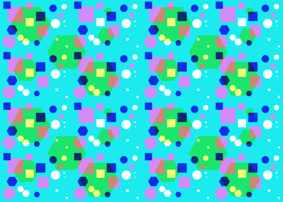 Seamless Pattern Circle Hexagon Square: A Versatile Design Collection for Modern Creativity