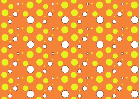 Seamless Pattern Circle Outline Yellow: A Versatile Design Element for Creative Projects