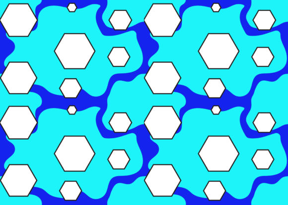 Seamless Pattern Hexagon Crack Outline: A Versatile Design Element for Creative Projects
