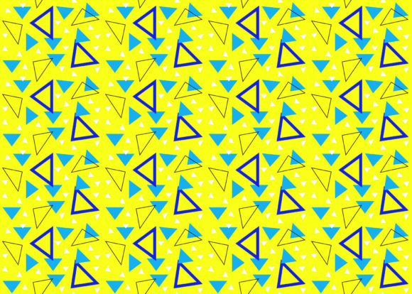 Seamless Pattern Triangle Yellow Blue: A Versatile Design Asset for Modern Creations
