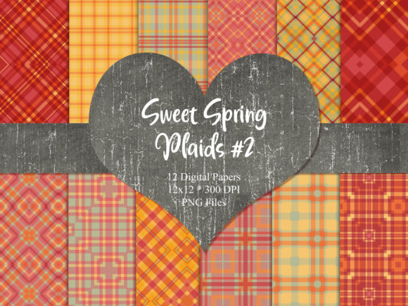 Sweet Spring Plaids 2 Digital Papers