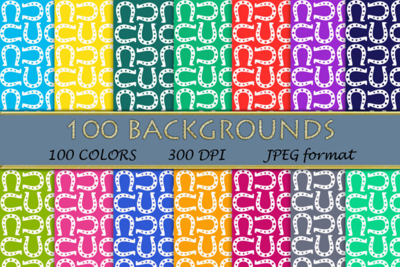 Unlocking Creativity with 100 Horseshoe Pattern Digital Papers: A Game-Changer for Designers and Creators