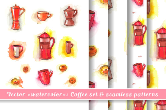 Watercolor Coffee Set: A Creative Tool for Artists and Designers