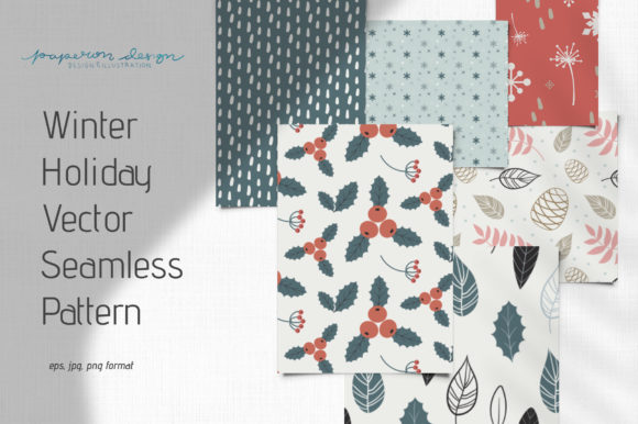 Winter Christmas Seamless Pattern: A Versatile Design Resource for Creative Projects